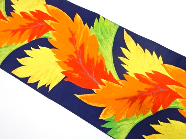 JAPANESE NAGOYA OBI / WOVEN PLANTS